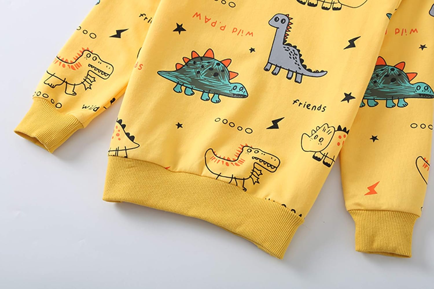 1761516227_Toddler-Baby-Boy-Clothing-Sets-Little-Dinosaur-Printed-Long-Sleeve-Tops-and-Pants-Kids-2pcs-Outfits.jpg Toddler Baby Boy Clothing Sets Little Dinosaur Printed Long Sleeve Tops and Pants Kids 2pcs Outfits - Image 5