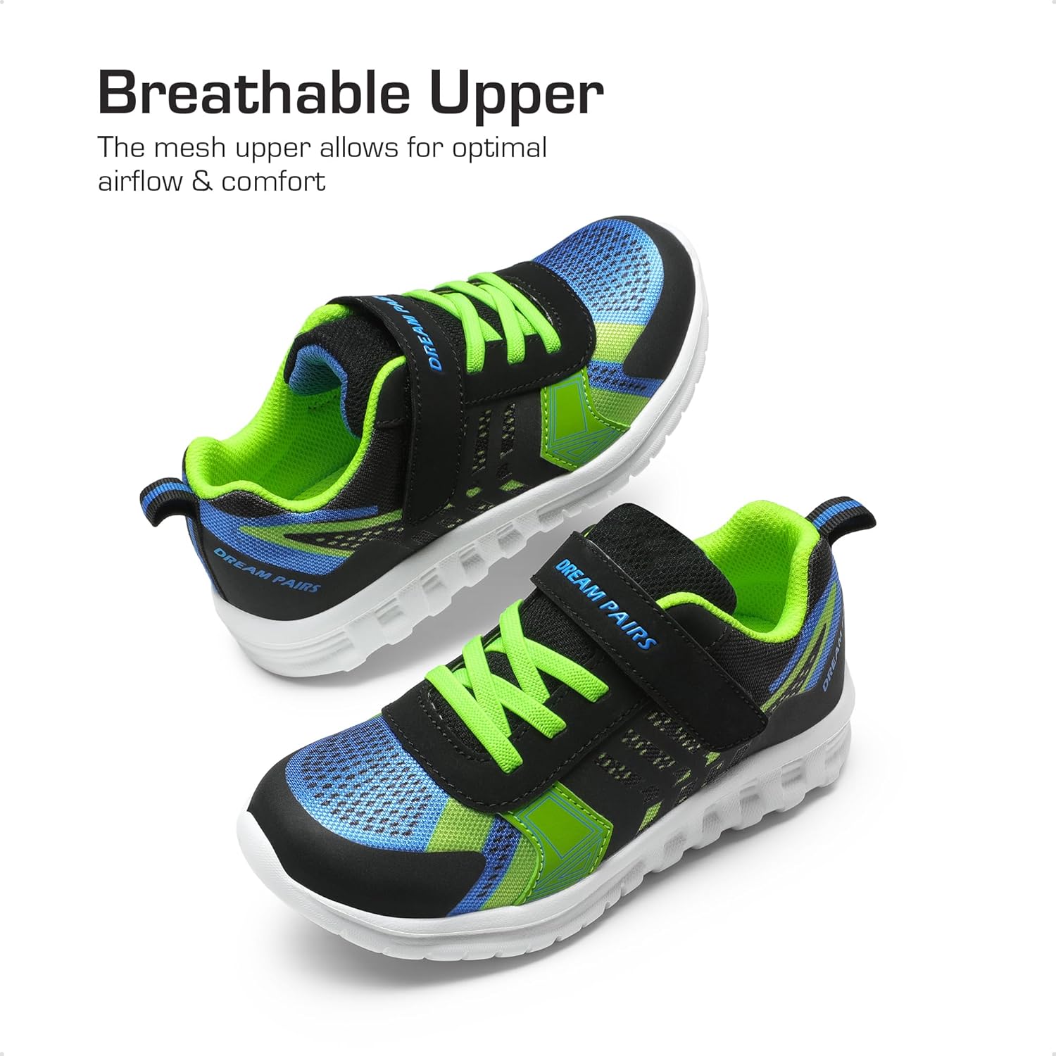 1761516498_DREAM-PAIRS-Girls-Boys-Shoes-Kids-Tennis-EZ-Ons-Quicksteps-School-Sneakers-Breathable-Running-Athletic-Shoes.jpg DREAM PAIRS Girls Boys Shoes Kids Tennis EZ-Ons Quicksteps School Sneakers Breathable Running Athletic Shoes - Image 4