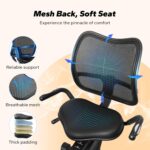 MERACH Recumbent Exercise Bikes for home, Light Commercial High-end Recumbent Bike for Seniors Adults, Magnetic Recumbent Exercise Bike with Smart Bluetooth and Exclusive App, LCD, Heart Rate Handle - Image 4