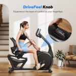 MERACH Recumbent Exercise Bikes for home, Light Commercial High-end Recumbent Bike for Seniors Adults, Magnetic Recumbent Exercise Bike with Smart Bluetooth and Exclusive App, LCD, Heart Rate Handle - Image 5