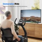 MERACH Recumbent Exercise Bikes for home, Light Commercial High-end Recumbent Bike for Seniors Adults, Magnetic Recumbent Exercise Bike with Smart Bluetooth and Exclusive App, LCD, Heart Rate Handle - Image 7