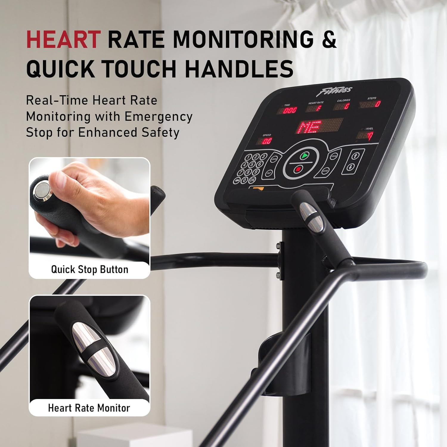 1761518530_Stair-Stepper-Machine-with-LED-Screen-Commercial-Grade-Stair-Climber-Continuous-Climbing-Exercise-Machine-for-Cardio-15-Speed-Levels-Stair-Master-15-164-StepsMin.jpg Stair Stepper Machine with LED Screen, Commercial Grade Stair Climber, Continuous Climbing Exercise Machine for Cardio, 15 Speed Levels Stair Master, 15-164 Steps/Min - Image 4
