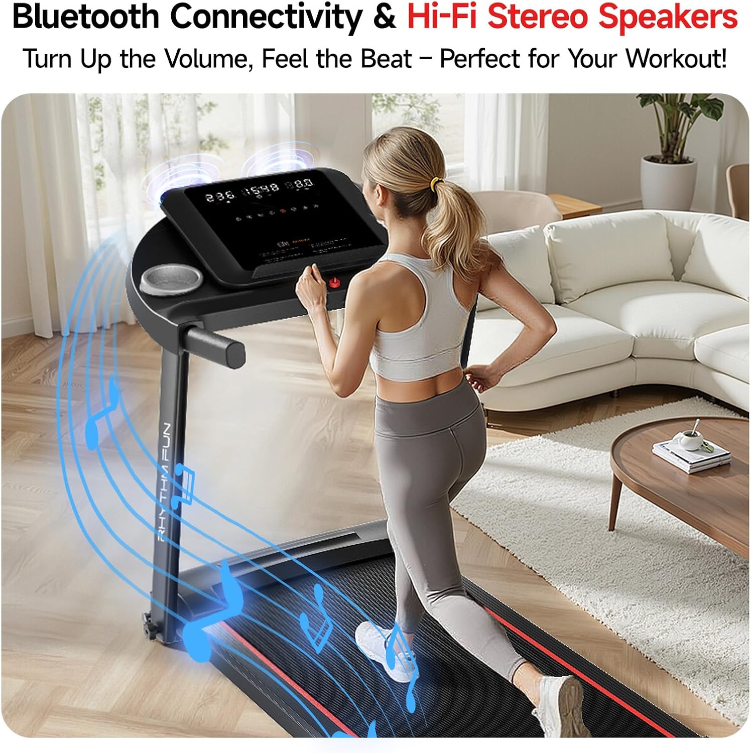 1761518932_RHYTHM-FUN-8.0-MPH-Treadmills-for-Home-Running-Walking-Pad-Treadmill-with-Incline-up-to-8-Foldable-Treadmill-with-Handle-Bar-Low-Noise-Walking-Pad-for-300-lbs.jpg RHYTHM FUN 8.0 MPH Treadmills for Home, Running Walking Pad Treadmill with Incline up to 8%, Foldable Treadmill with Handle Bar, Low Noise Walking Pad for 300 lbs - Image 4