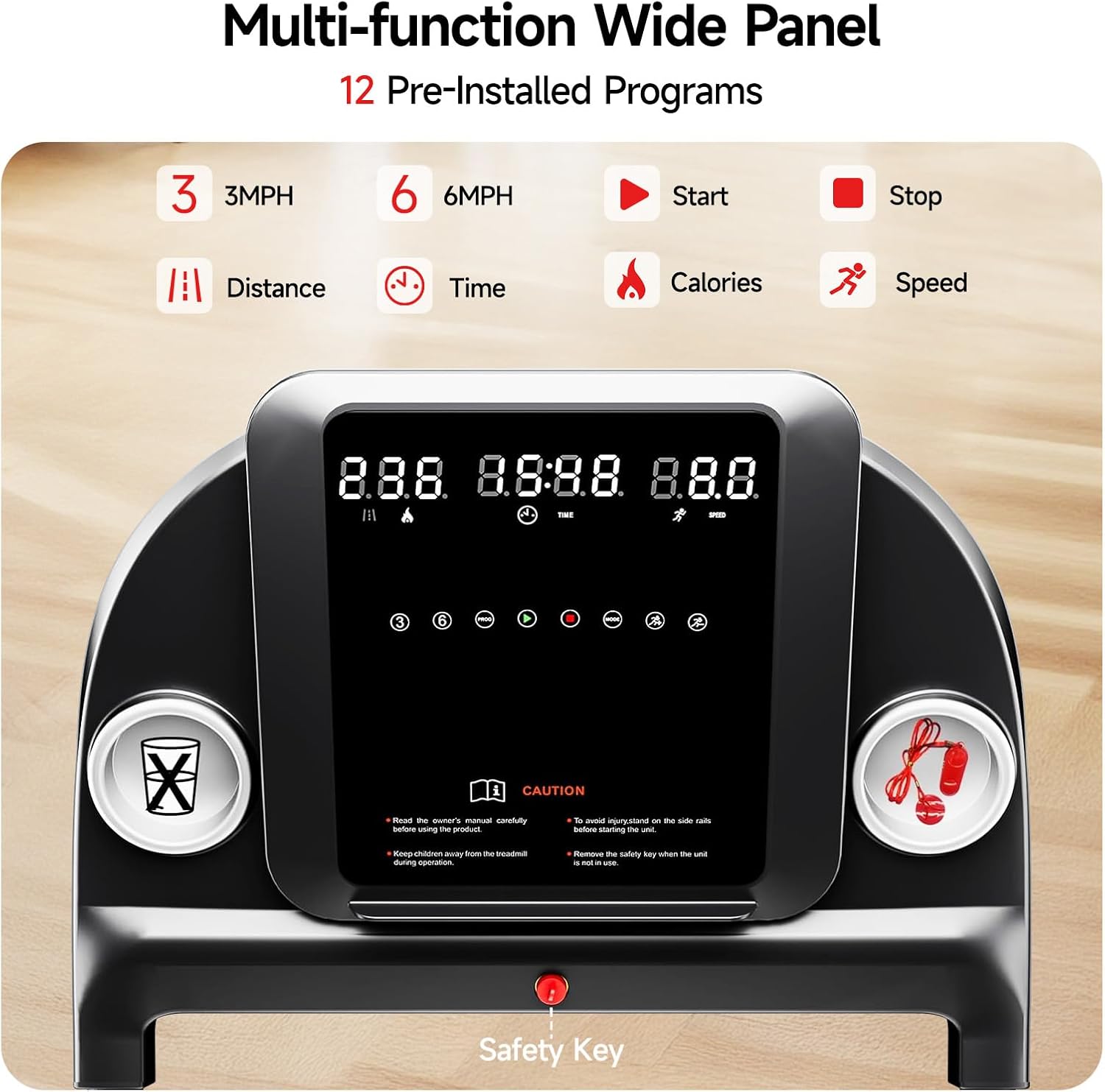 1761518934_RHYTHM-FUN-8.0-MPH-Treadmills-for-Home-Running-Walking-Pad-Treadmill-with-Incline-up-to-8-Foldable-Treadmill-with-Handle-Bar-Low-Noise-Walking-Pad-for-300-lbs.jpg RHYTHM FUN 8.0 MPH Treadmills for Home, Running Walking Pad Treadmill with Incline up to 8%, Foldable Treadmill with Handle Bar, Low Noise Walking Pad for 300 lbs - Image 5