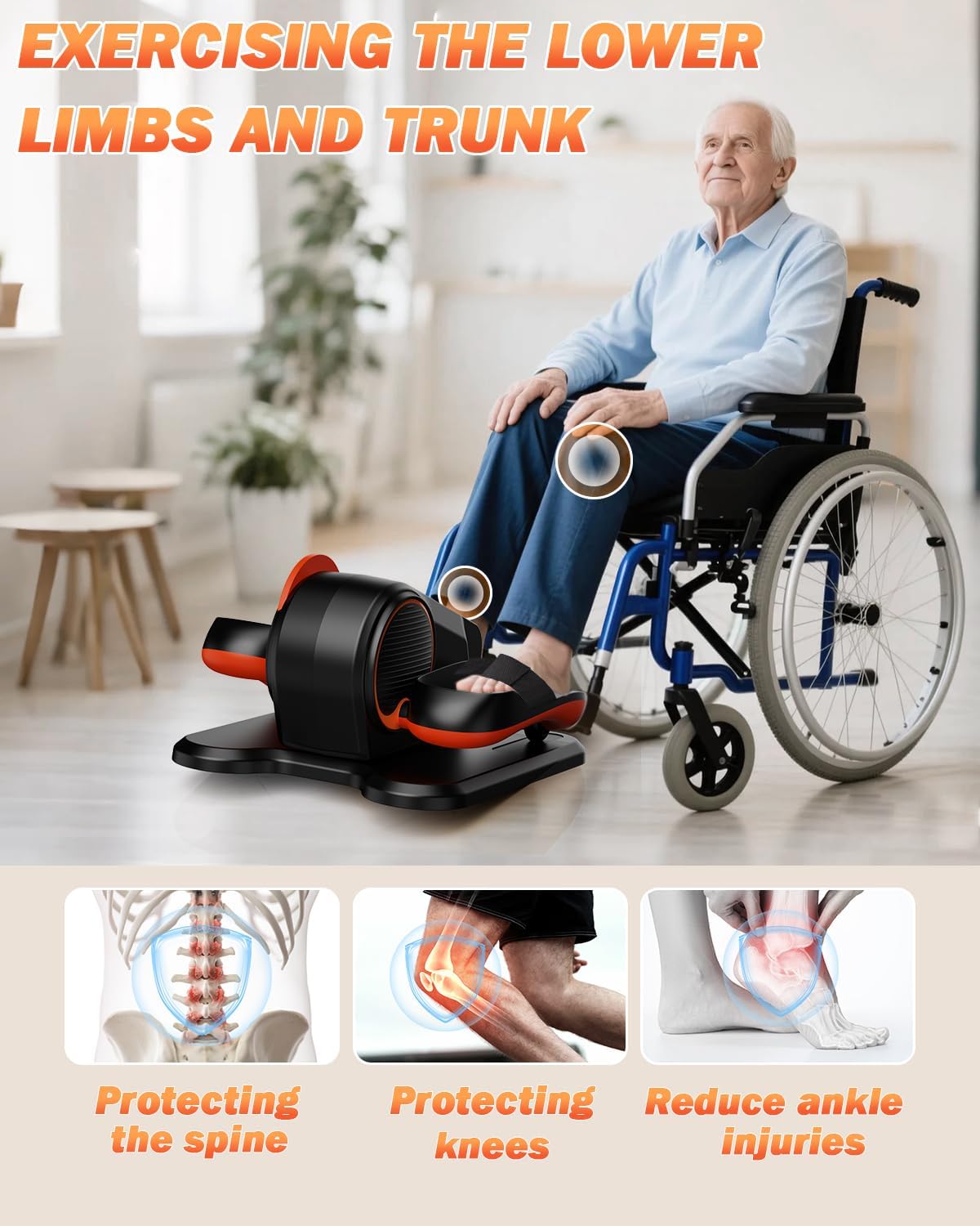 1761519952_Under-Desk-Elliptical-Machine-Electric-Ellipse-Leg-Exerciser-as-Seen-on-TV-for-Senior-Quiet-Portable-Seated-Pedal-Exerciser-Machine-with-Remote-Control-12-Adjustable-Speeds-for-Home-Office.jpg Under Desk Elliptical Machine, Electric Ellipse Leg Exerciser as Seen on TV for Senior, Quiet Portable Seated Pedal Exerciser Machine with Remote Control, 12 Adjustable Speeds for Home Office - Image 4