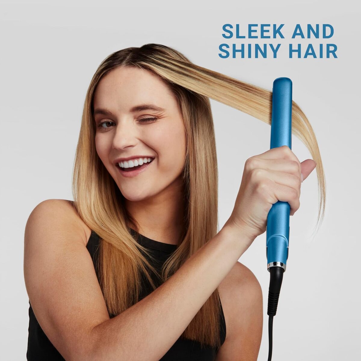 Nano Titanium Ultra-Sleek Hair Straightener, Flat Iron for All Hair Types - Image 7