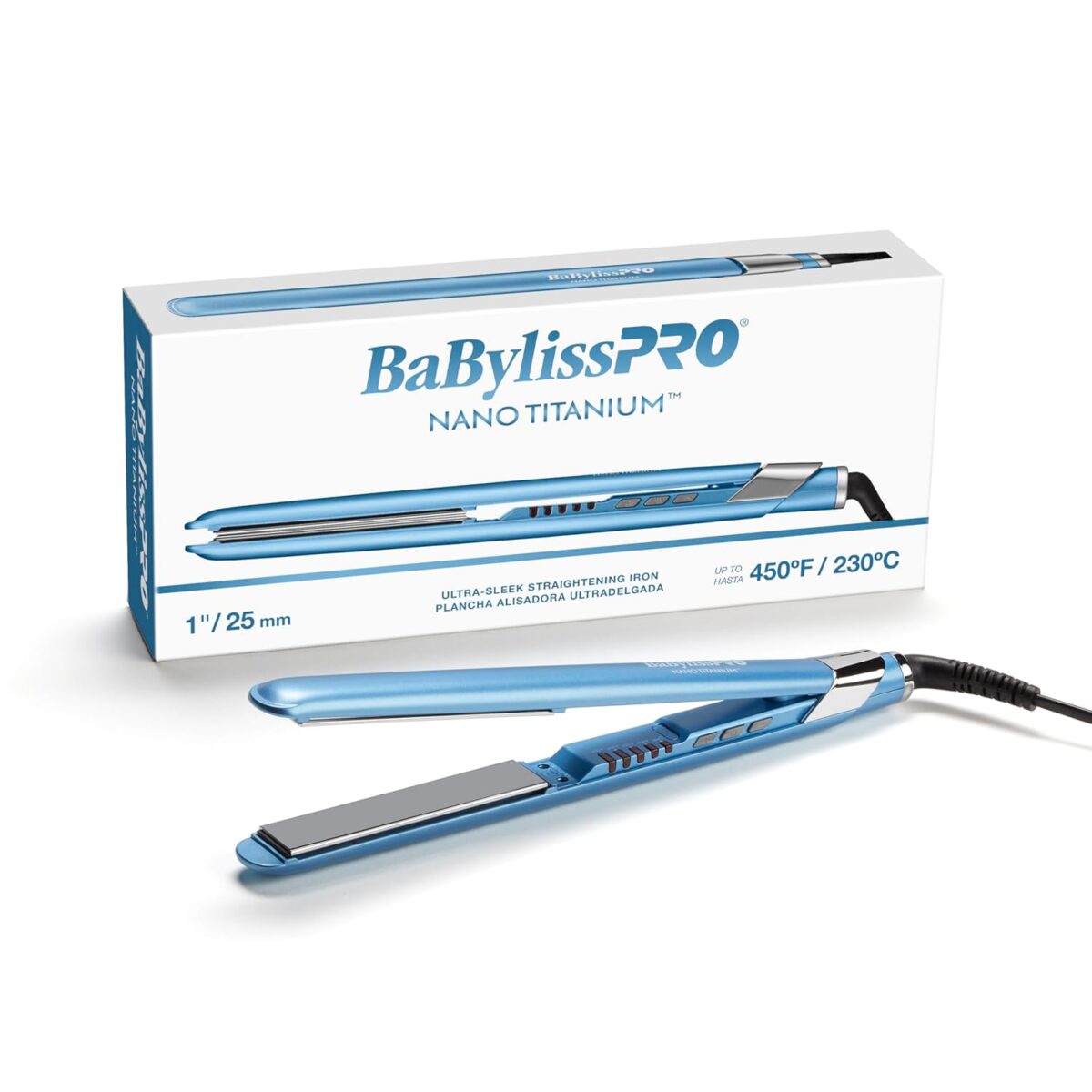 Nano Titanium Ultra-Sleek Hair Straightener, Flat Iron for All Hair Types - Image 11