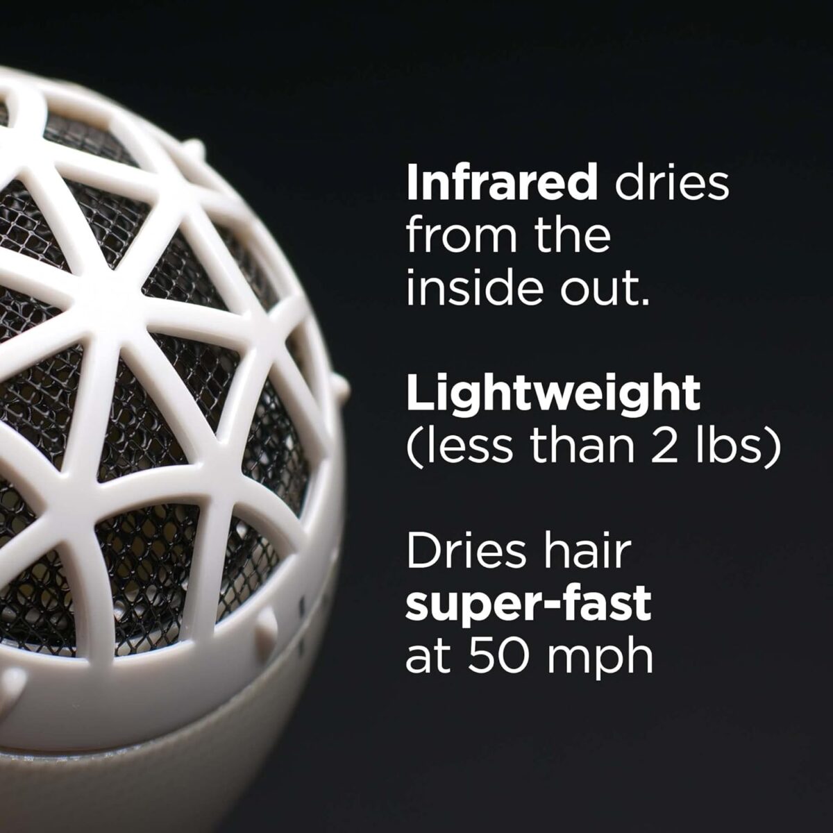 RUSK Engineering W8less Professional 2000 Watt Dryer, 7 Speed Settings, Lightweight. - Image 6