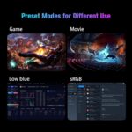 SANSUI Monitor 24 inch 100Hz Computer Monitor丨FHD 1080P PC Monitor丨HDMI丨FreeSync丨HDR丨Earphone Jack丨 Ergonomic Tilt for Home and Office - Image 6