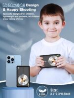 Digital Camera,FHD 1080P Kids Camera 44MP Point and Shoot Digital Cameras with 32GB Card,16X Zoom,Anti-Shake,Date Stamp,Compact Small Cameras Photography for Kids Student Teen Girl Boy(Black) - Image 6