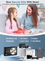 Digital Camera,FHD 1080P Kids Camera 44MP Point and Shoot Digital Cameras with 32GB Card,16X Zoom,Anti-Shake,Date Stamp,Compact Small Cameras Photography for Kids Student Teen Girl Boy(Black) - Image 10