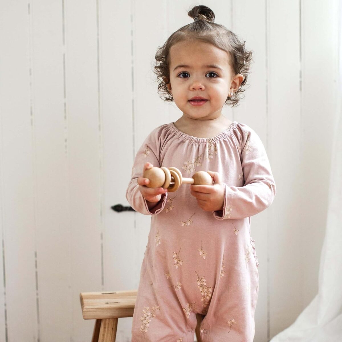 Burt's Bees Baby baby-girls Jumpsuit - 100% Organic Cotton, One-piece Coverall Outfit for Sizes Newborn to 24 Months - Image 4