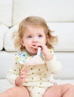 Baby Bandana Drool Bibs 6-Pack and Teething Toys 6-Pack Made with 100% Organic Cotton, Absorbent and Soft Unisex - Image 4