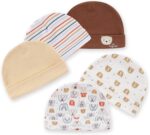 15 Pack Unisex New Born Boy Girls Hats Mittens Socks Sets Cotton Soft Infant Accessory 0-6 Months Baby Essentials - Image 3