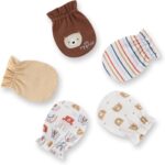 15 Pack Unisex New Born Boy Girls Hats Mittens Socks Sets Cotton Soft Infant Accessory 0-6 Months Baby Essentials - Image 4