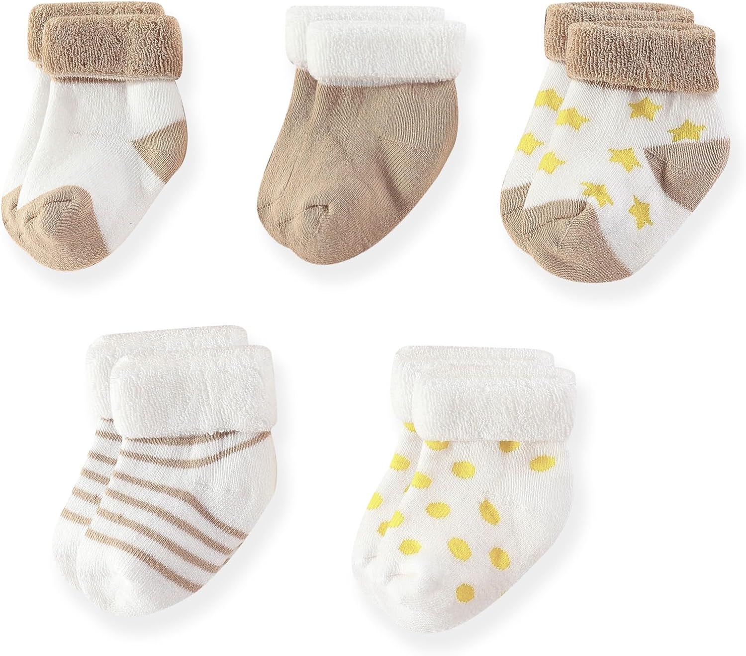 1761559474_15-Pack-Unisex-New-Born-Boy-Girls-Hats-Mittens-Socks-Sets-Cotton-Soft-Infant-Accessory-0-6-Months-Baby-Essentials.jpg 15 Pack Unisex New Born Boy Girls Hats Mittens Socks Sets Cotton Soft Infant Accessory 0-6 Months Baby Essentials - Image 5