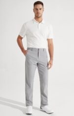 Libin Mens Golf Pants Stretch Work Dress Pants 30"/32"/34" Quick Dry Lightweight Casual Comfy Trousers with Pockets - Image 7