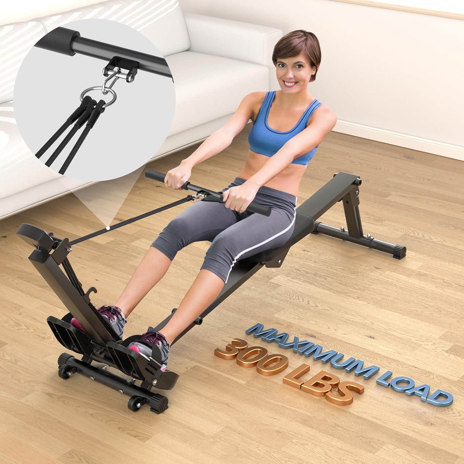 1761563123_Rowing-Machine-for-Home-Use-LUBBYGIM-Rowing-Machine-Foldable-Rower-with-LCD-Monitor-Hyper-Quiet-Smooth-2024-Upgraded-Version-with-300LBS-Loading-Capacity.jpg Rowing Machine for Home Use, LUBBYGIM Rowing Machine Foldable Rower with LCD Monitor - Hyper-Quiet & Smooth - 2024 Upgraded Version with 300LBS Loading Capacity - Image 3