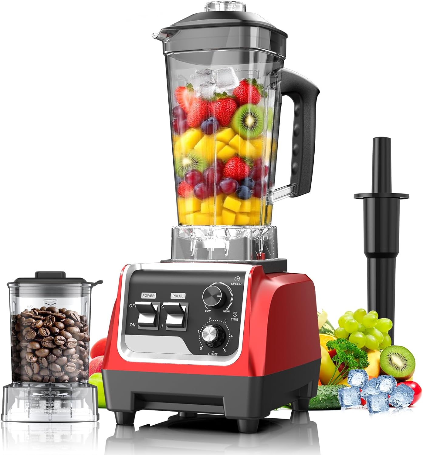 1800W-Smoothie-Blender-and-Grinder-Combo-70OZ-Large-Capacity-Countertop-Blenders-for-Kitchen-High-Speed-Blender-for-Smoothies-Ice-Crushing-Frozen-Drinks-Puree-Dark-Red.jpg 1800W Smoothie Blender and Grinder Combo 70OZ Large Capacity Countertop Blenders for Kitchen High Speed Blender for Smoothies Ice Crushing Frozen Drinks Puree (Dark Red) - Image 2