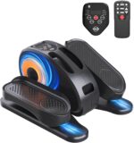 2025 New Under Desk Elliptical Machine,Portable Seated Pedal Exercise Machine for Seniors,Mini Ellipse Leg Exerciser with 12 Adjustable Speeds&Remote Control,Quiet&Compact for Home Office - Image 2