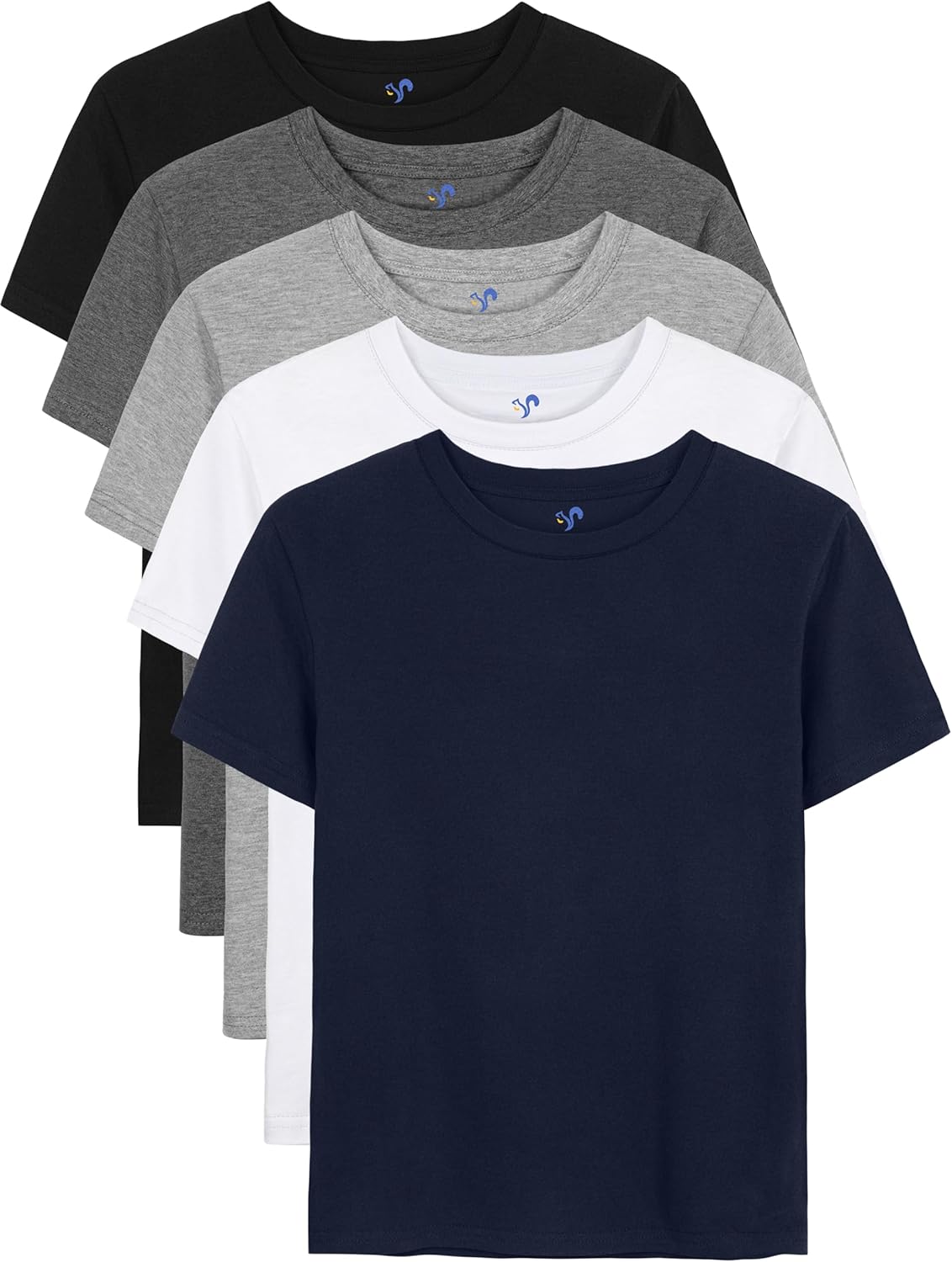 5-Pack-Boys-Shirts-Short-Sleeve-Shirts-for-Boys-Cotton-T-Shirts-Kids-Toddler-Tshirts-Tees-Clothes-Summer-Tops.jpg 5 Pack Boys Shirts Short Sleeve Shirts for Boys Cotton T-Shirts Kids Toddler Tshirts Tees Clothes Summer Tops - Image 2