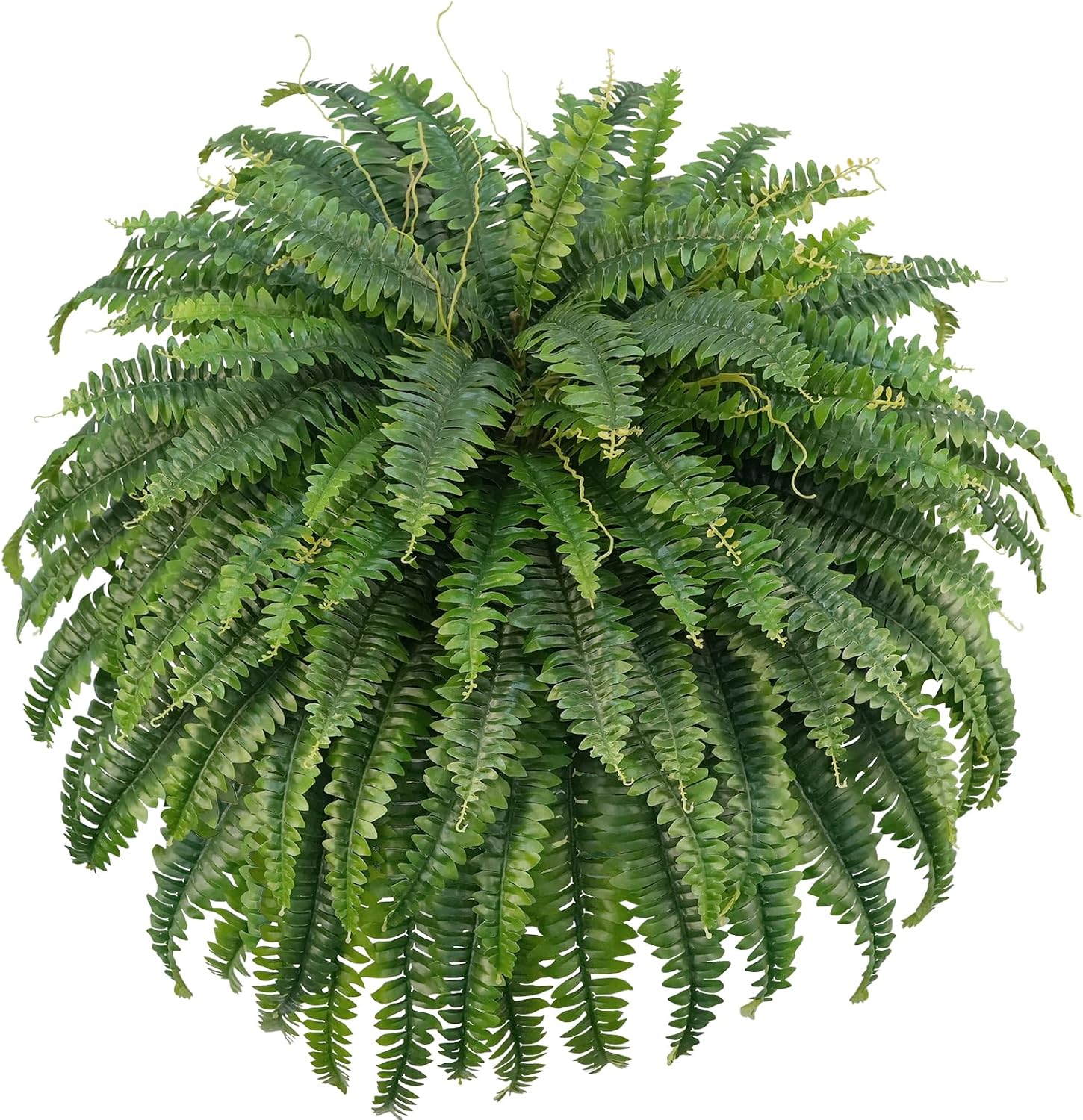 50-Artificial-Boston-Ferns-Fake-Bush-Plants-Large-Faux-Ferns-with-96-Fronds-for-Outdoors-Home-Decor.jpg 50" Artificial Boston Ferns, Fake Bush Plants, Large Faux Ferns with 96 Fronds for Outdoors Home Decor - Image 2