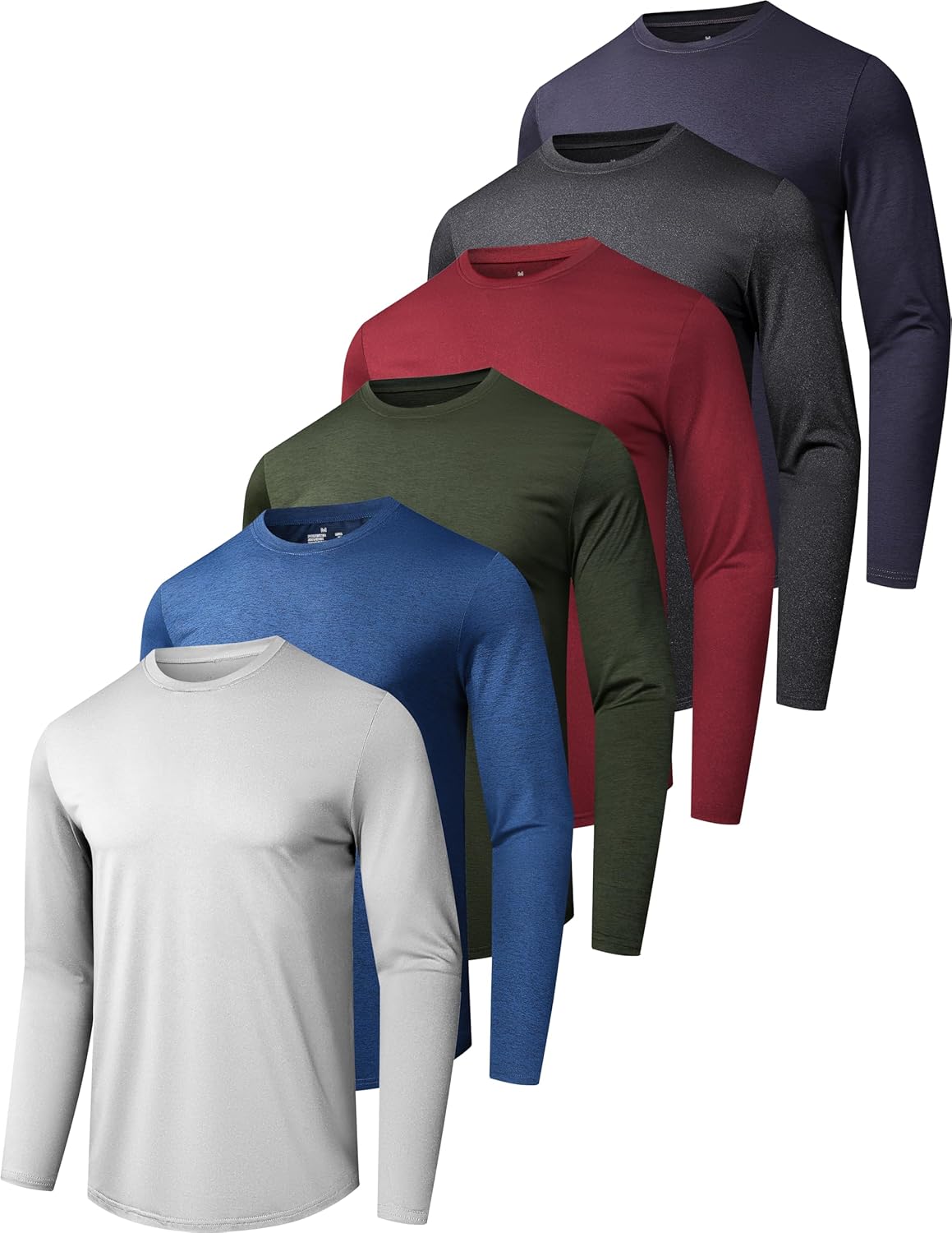 6-Pack-Mens-Quick-Dry-Long-Sleeve-Shirts-UPF-50-UV-Sun-Protection-SPF-Shirt-Moisture-Wicking-T-Shirt-for-Casual-Workout.jpg 6 Pack Men's Quick Dry Long Sleeve Shirts UPF 50+ UV Sun Protection SPF Shirt Moisture Wicking T-Shirt for Casual Workout - Image 2