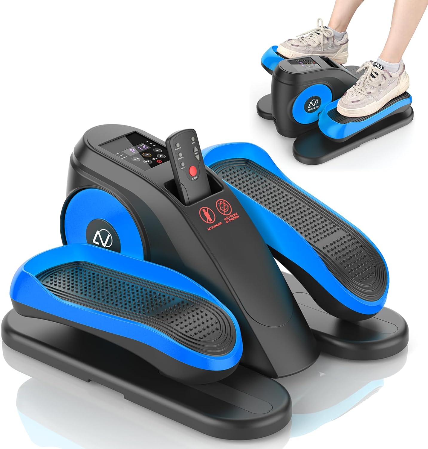 ANCHEER-Under-Desk-Elliptical-Electric-Ellipse-Leg-Exerciser-with-12-Adjustable-Resistance-Speeds-P1-P12-Modes-Quiet-Seated-Pedal-Exerciser-with-Remote-Control-100-Pre-assembled-for-Home-Office.jpg ANCHEER Under Desk Elliptical, Electric Ellipse Leg Exerciser with 12 Adjustable Resistance & Speeds, P1-P12 Modes, Quiet Seated Pedal Exerciser with Remote Control, 100% Pre-assembled for Home Office - Image 2