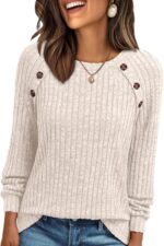 AUTOMET Womens Long Sleeve Shirts Casual Tunic Work Tops Cute Pullover Sweaters Early Fall Outfits 2025 Winter Clothing - Image 2