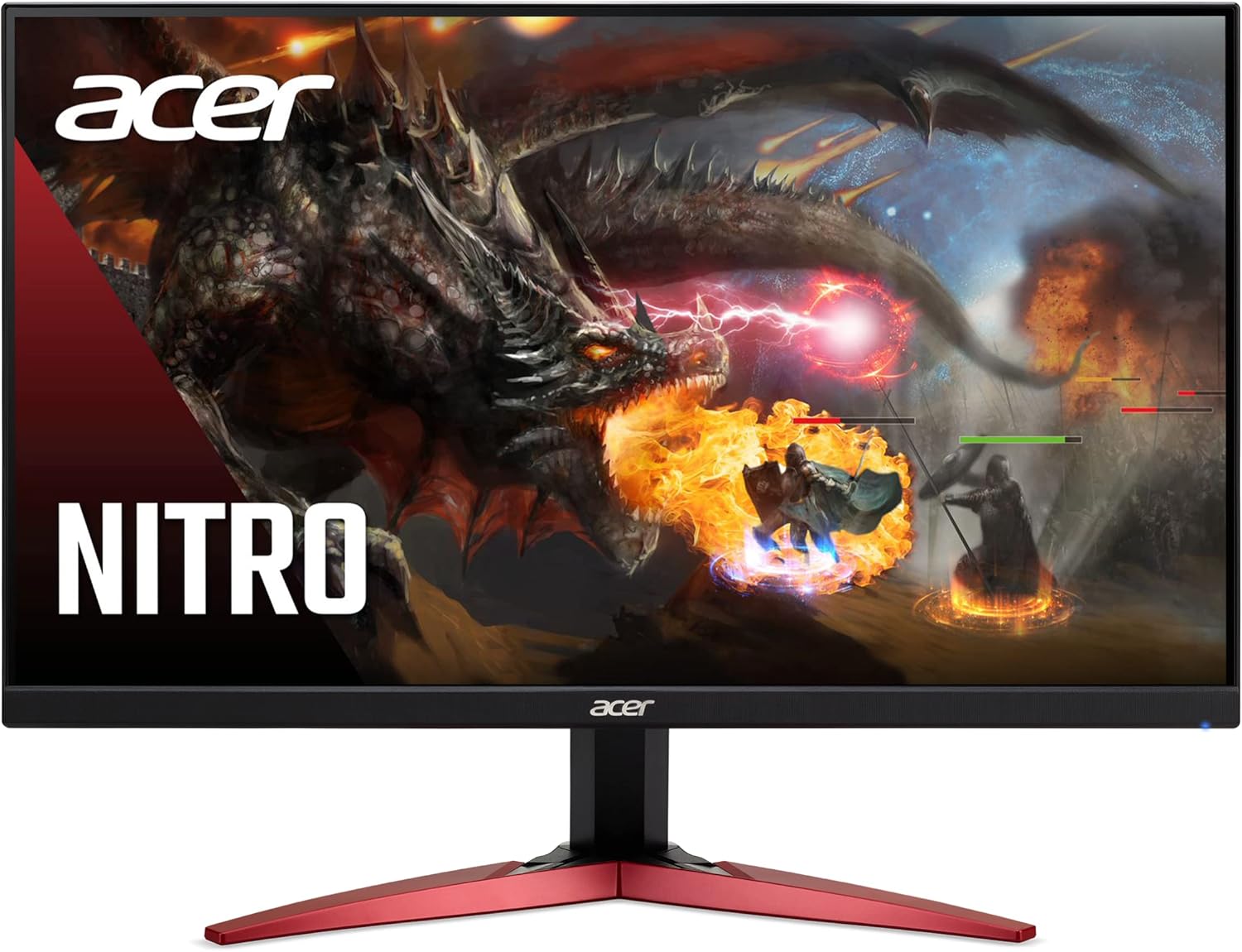 Acer-Nitro-KG241Y-Sbiip-23.8-Full-HD-1920-x-1080-VA-Gaming-Monitor-AMD-FreeSync-Premium-Technology-165Hz-Refresh-Rate-1ms-VRB-ZeroFrame-Design-1-x-Display-Port-1.2-2-x-HDMI-2.0Black.jpg Acer Nitro KG241Y Sbiip 23.8” Full HD (1920 x 1080) VA Gaming Monitor | AMD FreeSync Premium Technology | 165Hz Refresh Rate | 1ms (VRB) | ZeroFrame Design | 1 x Display Port 1.2 & 2 x HDMI 2.0,Black - Image 2