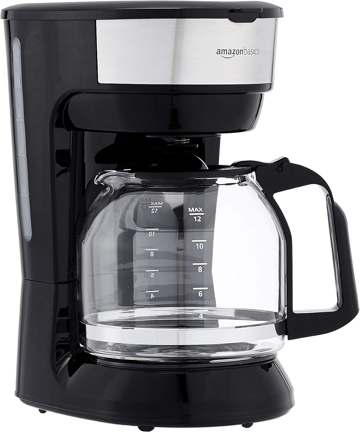 Amazon-Basics-Coffee-Makers-12-Cup-Coffee-Machines-with-Reusable-Filter-Coffee-Pots-Black-Stainless-Steel.jpg Amazon Basics Coffee Makers, 12-Cup Coffee Machines with Reusable Filter, Coffee Pots, Black & Stainless Steel - Image 2