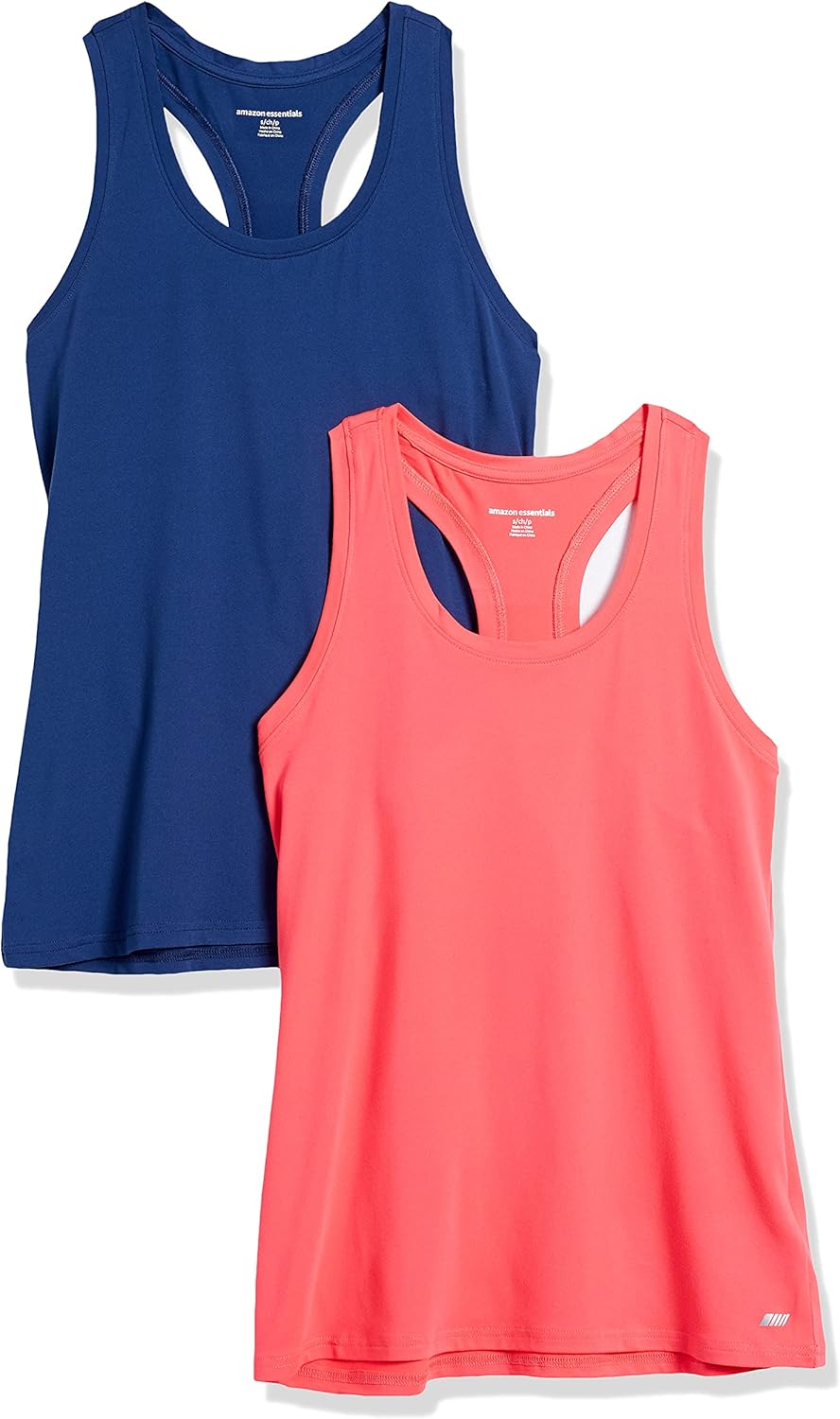Amazon-Essentials-Womens-Active-Quick-Dry-Tech-Stretch-Racerback-Tank-Top-Available-in-Plus-Size-Multipacks.jpg Amazon Essentials Women's Active Quick Dry Tech Stretch Racerback Tank Top (Available in Plus Size), Multipacks - Image 2