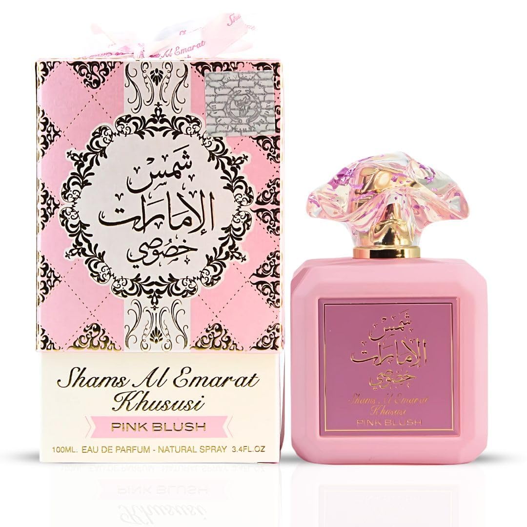 Ard-al-Zaafaran-Pink-Blush-Shams-Al-Emarat-Khususi-Marshmallow-Blush-Perfume-For-Women-Eau-de-Parfum-100-ML-3.4-OZ-Romantic-Sweet-Arabian-Perfume-A-Captivating-Scent-wrapped-in-Pink-Bottle.jpg Ard al Zaafaran Pink Blush Shams Al Emarat Khususi, Marshmallow Blush Perfume For Women, Eau de Parfum - 100 ML (3.4 OZ) Romantic & Sweet Arabian Perfume - A Captivating Scent wrapped in Pink Bottle - Image 2