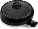 Aroma Housewares ASP-137B 3-Quart/10-inch 3-in-1 Super Pot with Grill Plate, Black - Image 2