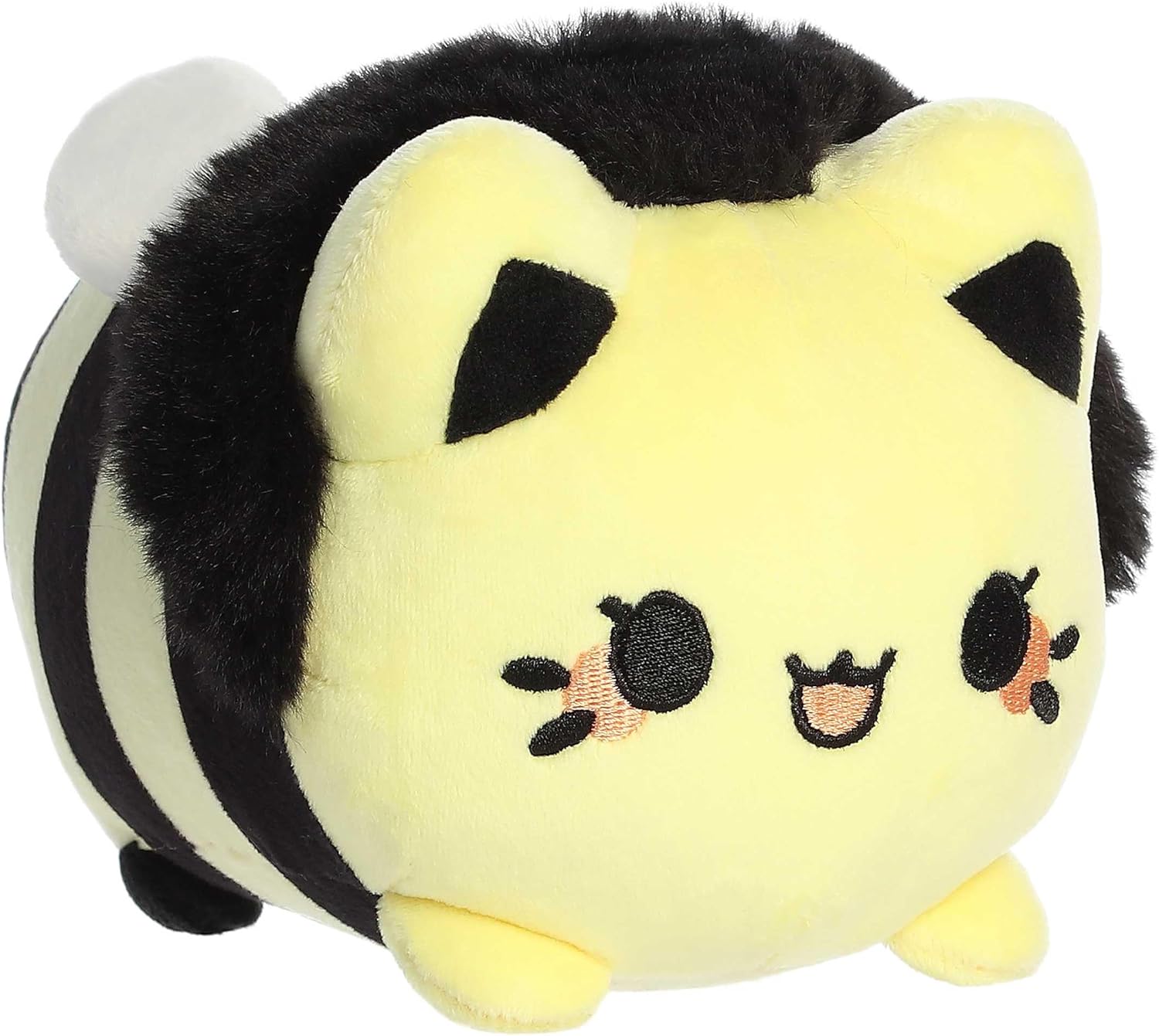 Aurora®-Enchanting-Tasty-Peach®-Honeybee-Meowchi-Stuffed-Animal-Bright-Colorful-Design-Showpiece-Plush-Yellow-7-Inches.jpg Aurora® Enchanting Tasty Peach® Honeybee Meowchi Stuffed Animal - Bright & Colorful Design - Showpiece Plush - Yellow 7 Inches - Image 2