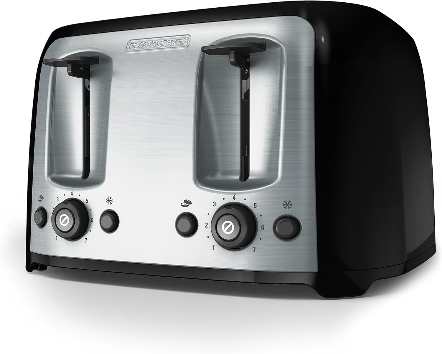BLACKDECKER-4-Slice-Toaster-Extra-Wide-Slots-7-Shade-Settings-1400-Watts-Frozen-and-Bagel-Buttons-Toast-Shade-Selector-Extra-Lift.jpg BLACK+DECKER 4-Slice Toaster, Extra Wide Slots, 7 Shade Settings, 1400 Watts, Frozen and Bagel Buttons, Toast Shade Selector, Extra Lift - Image 2