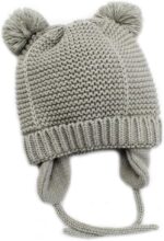 Baby Beanie Earflaps Hat - Infant Toddler Girls Boys Soft Warm Knit Hat Kids Winter Hat with Fleece Lining - Image 2