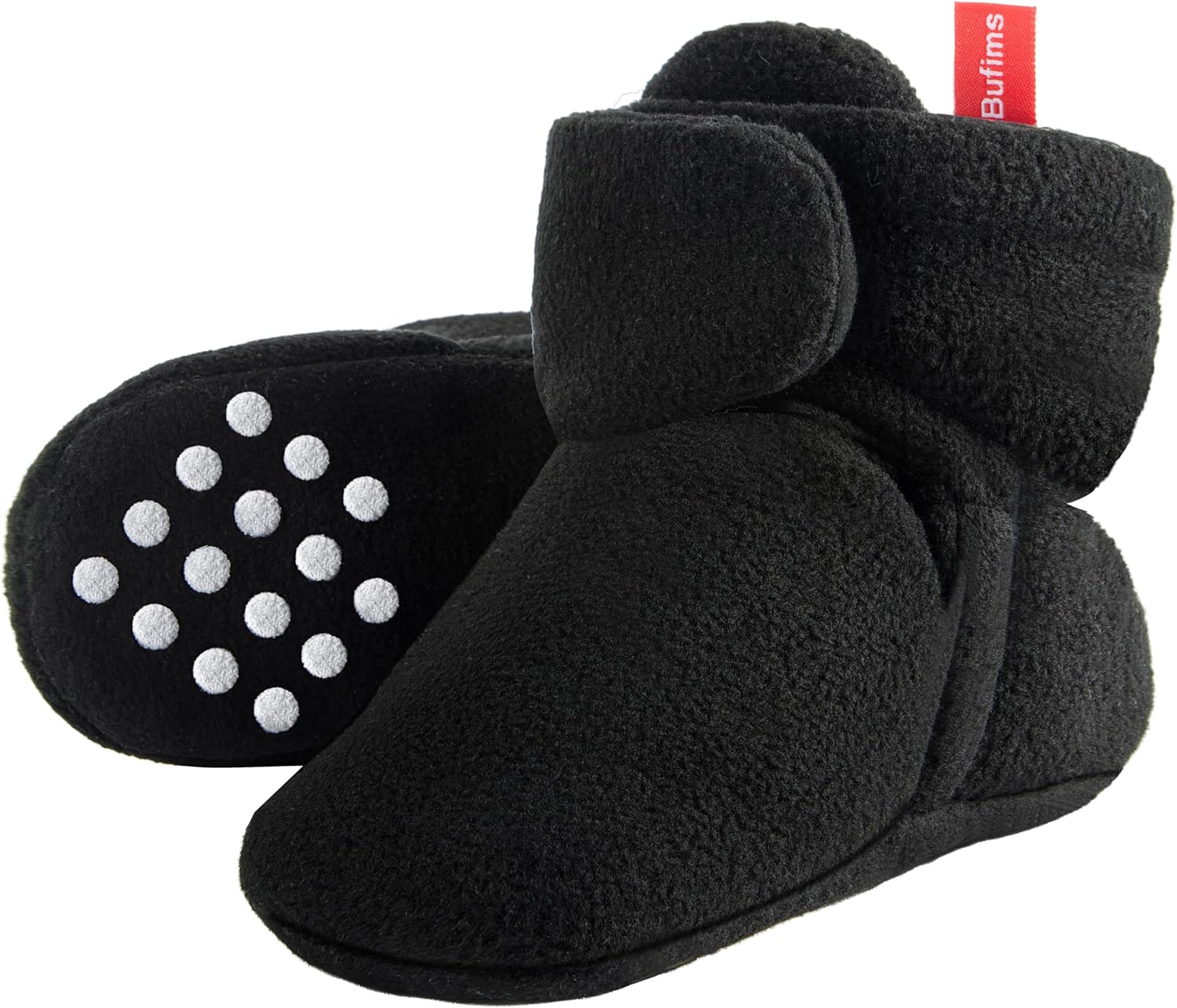 Baby-Fleece-Booties-Newborn-Unisex-Booties-Non-Slip-Newborn-Infant-First-Walkers-Warm-Shoes-House-Slippers-for-Baby-Boys-Baby-Girls-Toddlers.jpg Baby Fleece Booties Newborn Unisex Booties Non-Slip Newborn Infant First Walkers Warm Shoes House Slippers for Baby Boys & Baby Girls Toddlers - Image 2