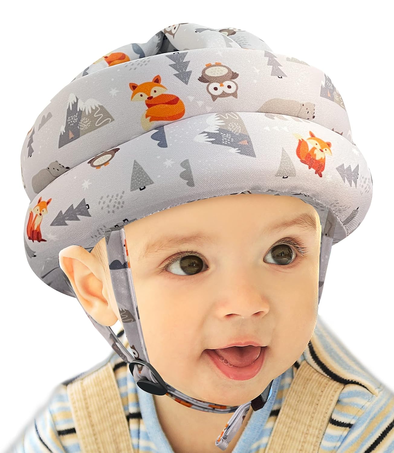 Baby-Head-Protector-Baby-Helmet-for-Crawling-Walking-Running-No-Bumps-and-Soft-Cushion-Adjustable-Protective-Cap-Infant-Baby-Safety-Headguard-Toddler-Helmets-6-12-Months-1-2-Years-Old.jpg Baby Head Protector - Baby Helmet for Crawling Walking Running - No Bumps and Soft Cushion - Adjustable Protective Cap Infant Baby Safety Headguard - Toddler Helmets 6-12 Months 1-2 Years Old - Image 2