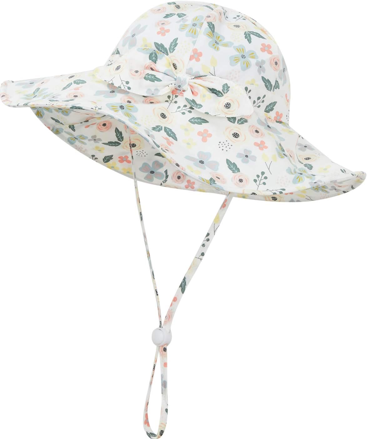 Baby-Toddler-Infant-Girls-Bucket-Sun-Hats-Protection-Beach-UPF-50-Toddler-Wide-Brim-Bucket-Summer-Hats.jpg Baby Toddler Infant Girls Bucket Sun Hats Protection Beach UPF 50+ Toddler Wide Brim Bucket Summer Hats - Image 2