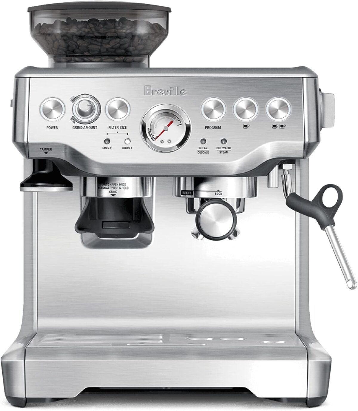 Breville Barista Express Espresso Machine BES870XL, Brushed Stainless Steel - Image 2