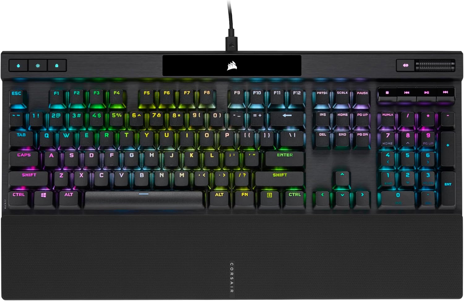CORSAIR-K70-RGB-PRO-Mechanical-Wired-Gaming-Keyboard-–-Cherry-MX-Red-Linear-Switches-SOCD-PBT-Double-Shot-Keycaps-8000Hz-Hyper-Polling-NKRO-Anti-Ghosting-Tournament-Switch-QWERTY-NA-–-Black.jpg CORSAIR K70 RGB PRO Mechanical Wired Gaming Keyboard – Cherry MX Red Linear Switches, SOCD, PBT Double-Shot Keycaps, 8000Hz Hyper-Polling, NKRO, Anti-Ghosting, Tournament Switch, QWERTY NA – Black - Image 2