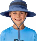 Camptrace Toddler Kids Sun Hat UPF 50+ Wide Brim Bucket Hat Outdoor Baby Beach Hat for Boys Girls 2-13 Years - Image 2