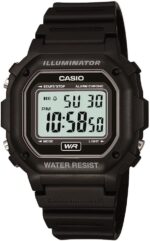 Casio F108WH Series | Men's Digital Watch | Illuminator | Water Resistant | LED Light | Daily Alarm | 1/100 SEC Stopwatch | 3 Hands (HR, Min, SEC) | Date/Day Display | Daily Alarm | 7 Year Battery - Image 2