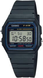 Casio F91W Series | Digital Watch | Water Resistant | LED Light | 1/100 SEC Stopwatch | Regular Time Keeping (HR, Min, SEC, PM, Date, Day) | Daily Alarm | Lightweight | 7 Year Battery - Image 2