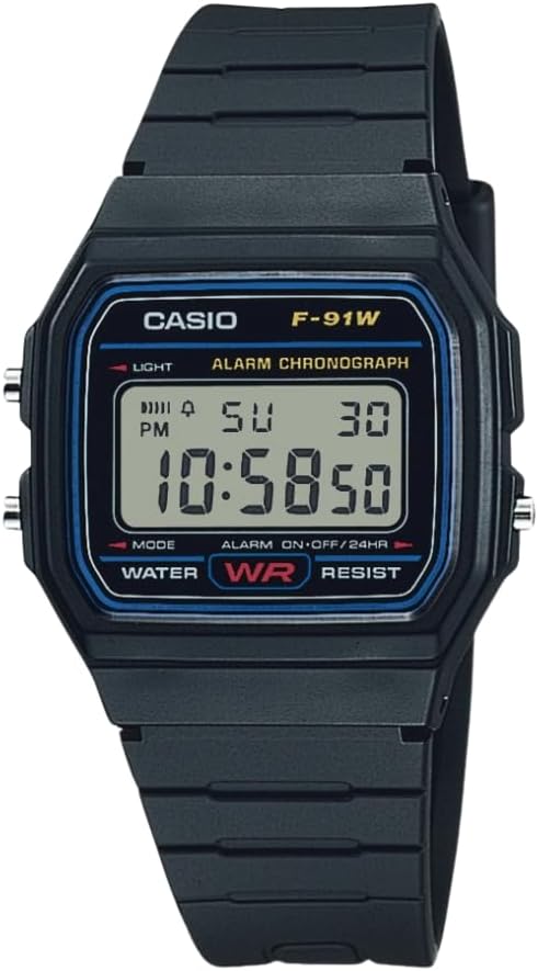 Casio-F91W-Series-Digital-Watch-Water-Resistant-LED-Light-1100-SEC-Stopwatch-Regular-Time-Keeping-HR-Min-SEC-PM-Date-Day-Daily-Alarm-Lightweight-7-Year-Battery.jpg Casio F91W Series | Digital Watch | Water Resistant | LED Light | 1/100 SEC Stopwatch | Regular Time Keeping (HR, Min, SEC, PM, Date, Day) | Daily Alarm | Lightweight | 7 Year Battery - Image 2