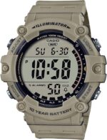 Casio Illuminator AE1500WH Series | 10-Year Battery | LED Backlight | 5-Alarms | 1/100 Sec Stopwatch | Men's Digital Watch - Image 2