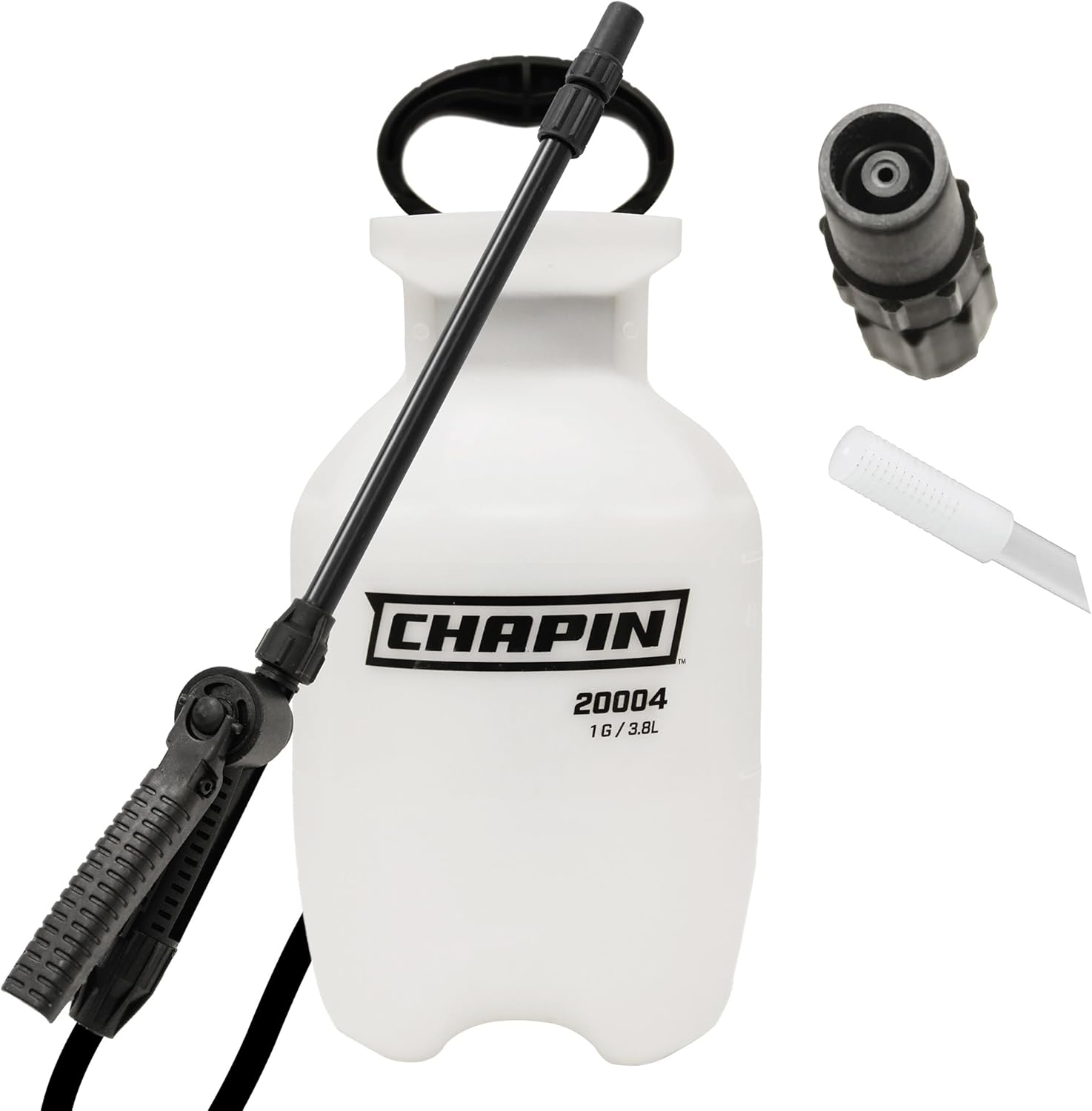 Chapin-20004-Pump-Sprayer-1-Gallon-Lawn-and-Garden-Hand-Pressurized-Anti-Clog-Filter-Adjustable-Spray-Nozzle-Spraying-Plants-Watering-Weeds-Fertilizer-and-Pests-Translucent.jpg Chapin 20004 Pump Sprayer, 1 Gallon, Lawn and Garden, Hand Pressurized, Anti-Clog Filter, Adjustable Spray Nozzle, Spraying Plants, Watering, Weeds, Fertilizer and Pests, Translucent - Image 2
