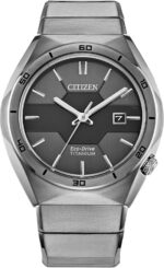 Citizen Men's Eco-Drive Sport Luxury Armor Watch in Super Titanium, Black Dial (Model: AW1660-51H) - Image 2