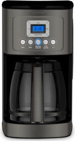 Cuisinart 14-Cup Coffee Maker, Programmable PerfecTemp Glass Carafe Coffee Machine with 1-4 Cup Setting, Brew Strength Control and Brew Pause, Stainless Steel, DCC-3200BKSNAS, Black - Image 2